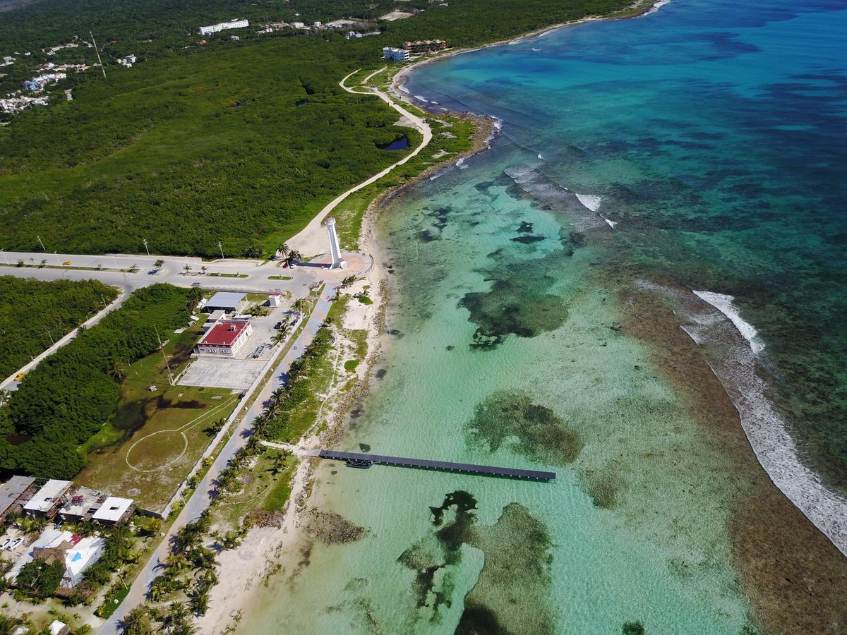 Eco Cabanas Bluekay Hotel Mahahual Kültér fotó