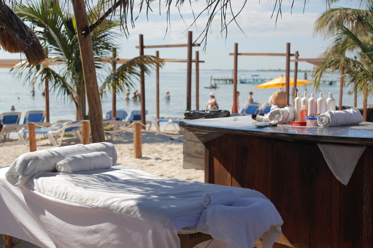 Eco Cabanas Bluekay Hotel Mahahual Kültér fotó