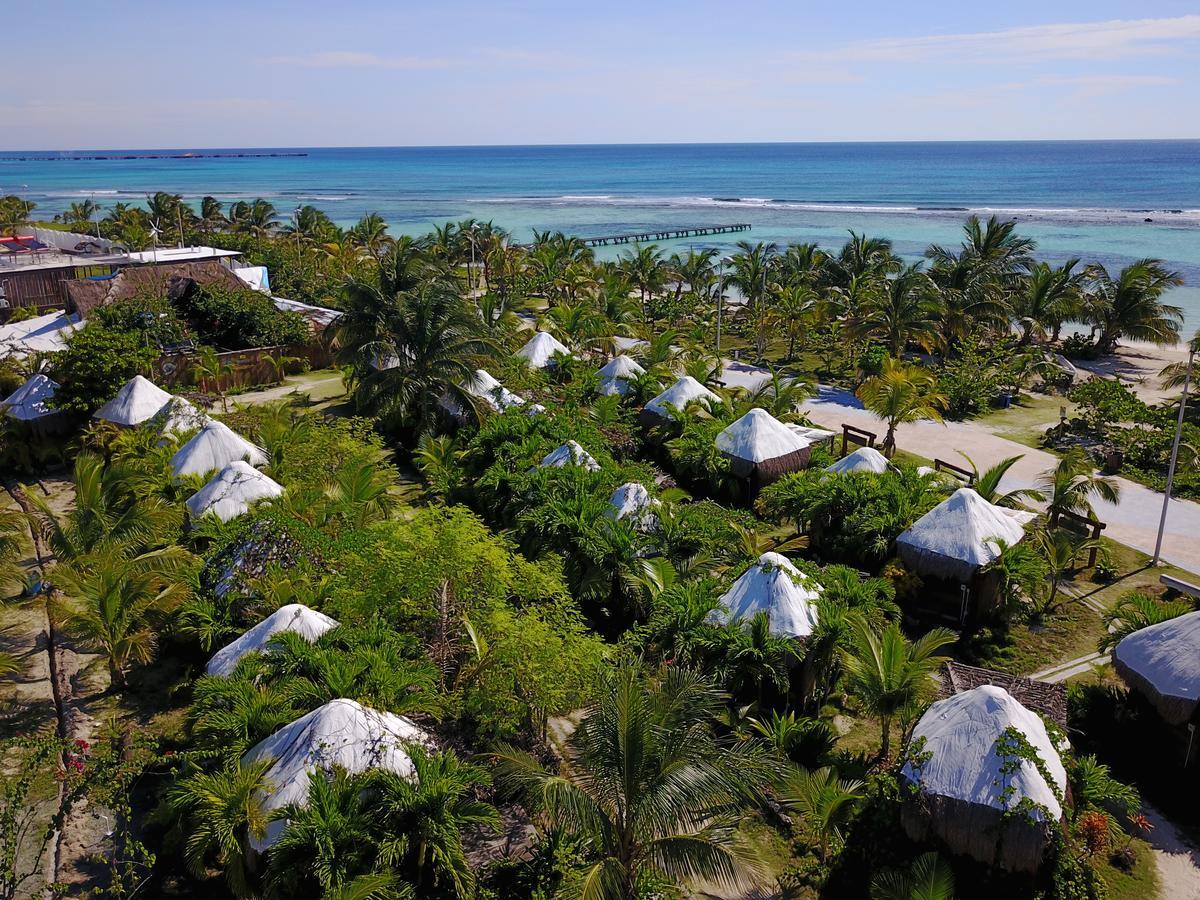 Eco Cabanas Bluekay Hotel Mahahual Kültér fotó